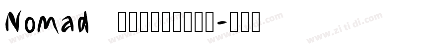 Nomad   波西米亚无衬线字体字体转换